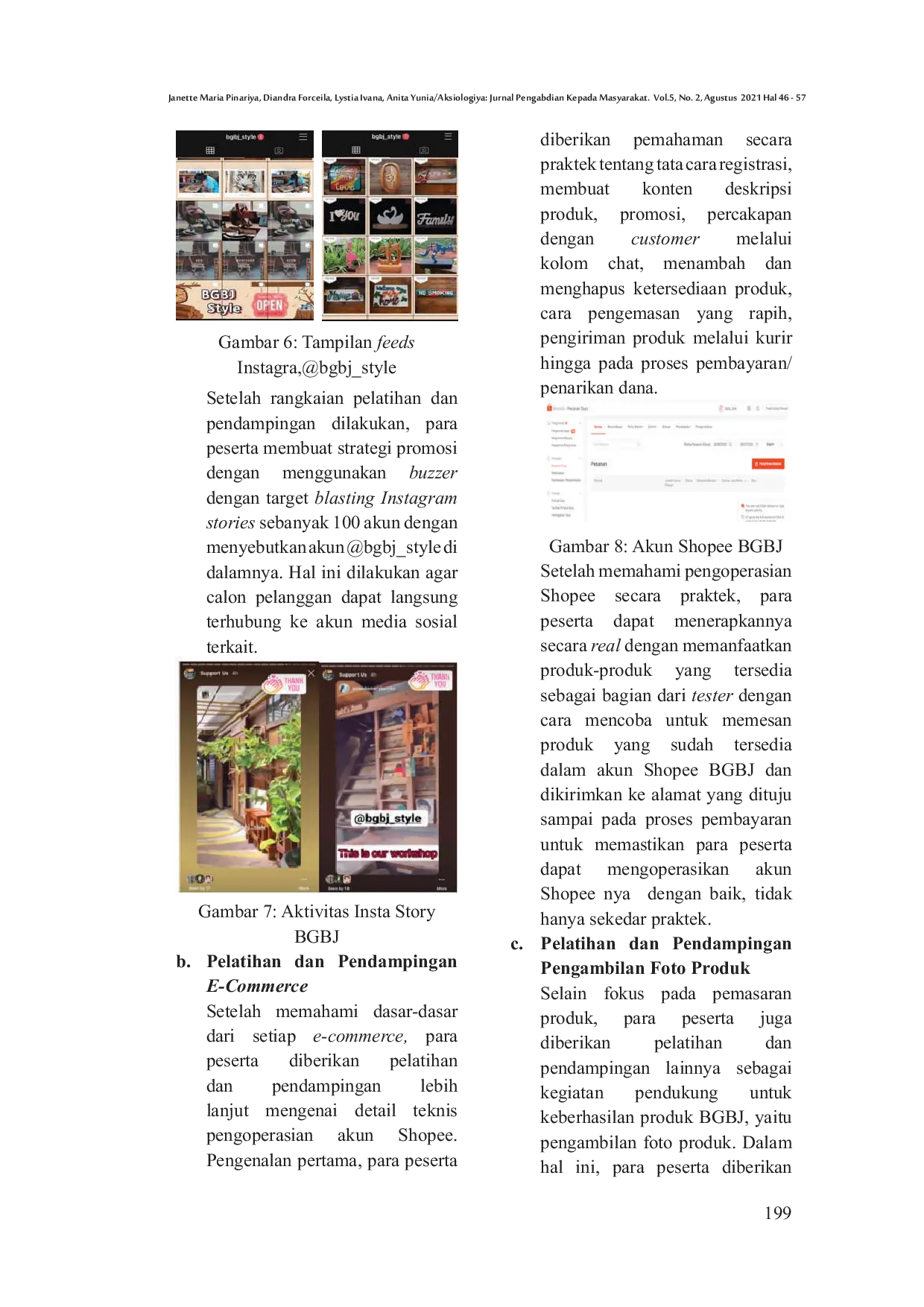 JURIS Sosialisasi dan Edukasi Digital Marketing pada Komunitas BGBJ di Bantar Gebang Menghadapi Era 4 0