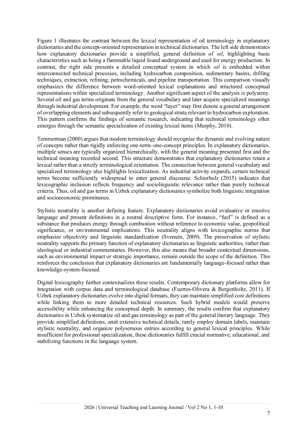 JURIS Oil and Gas Terminology in Explanatory Dictionaries