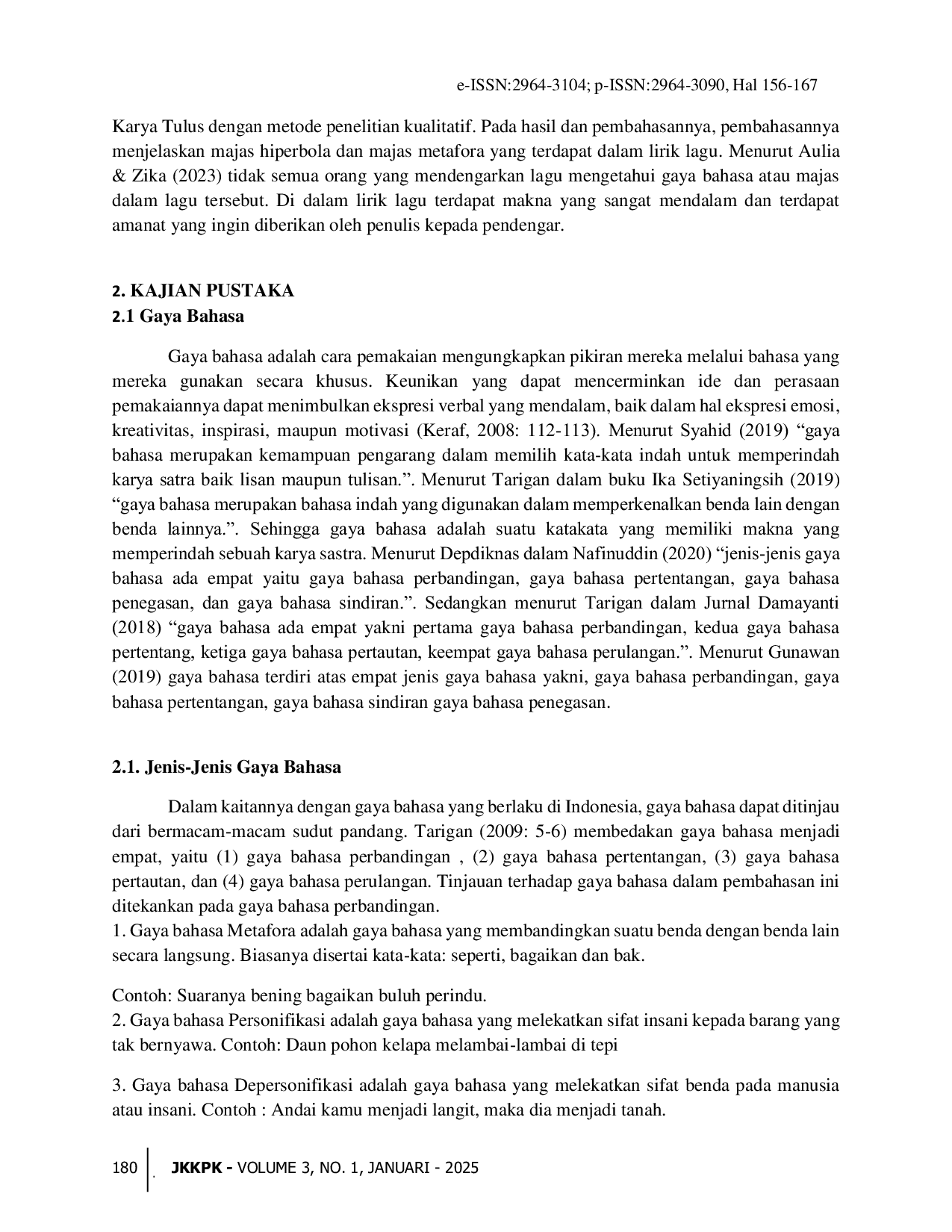 JURIS Analisis Gaya Bahasa Dan Amanat Dalam Lagu Ciptaan Derfi Ngara Hale