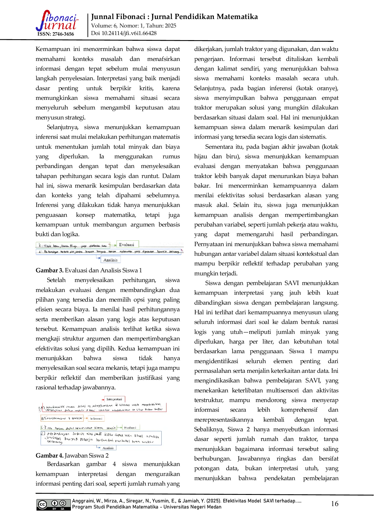 JURIS Efektivitas Model SAVI terhadap Kemampuan dan Disposisi Berpikir Kritis Siswa SMP pada Materi Rasio