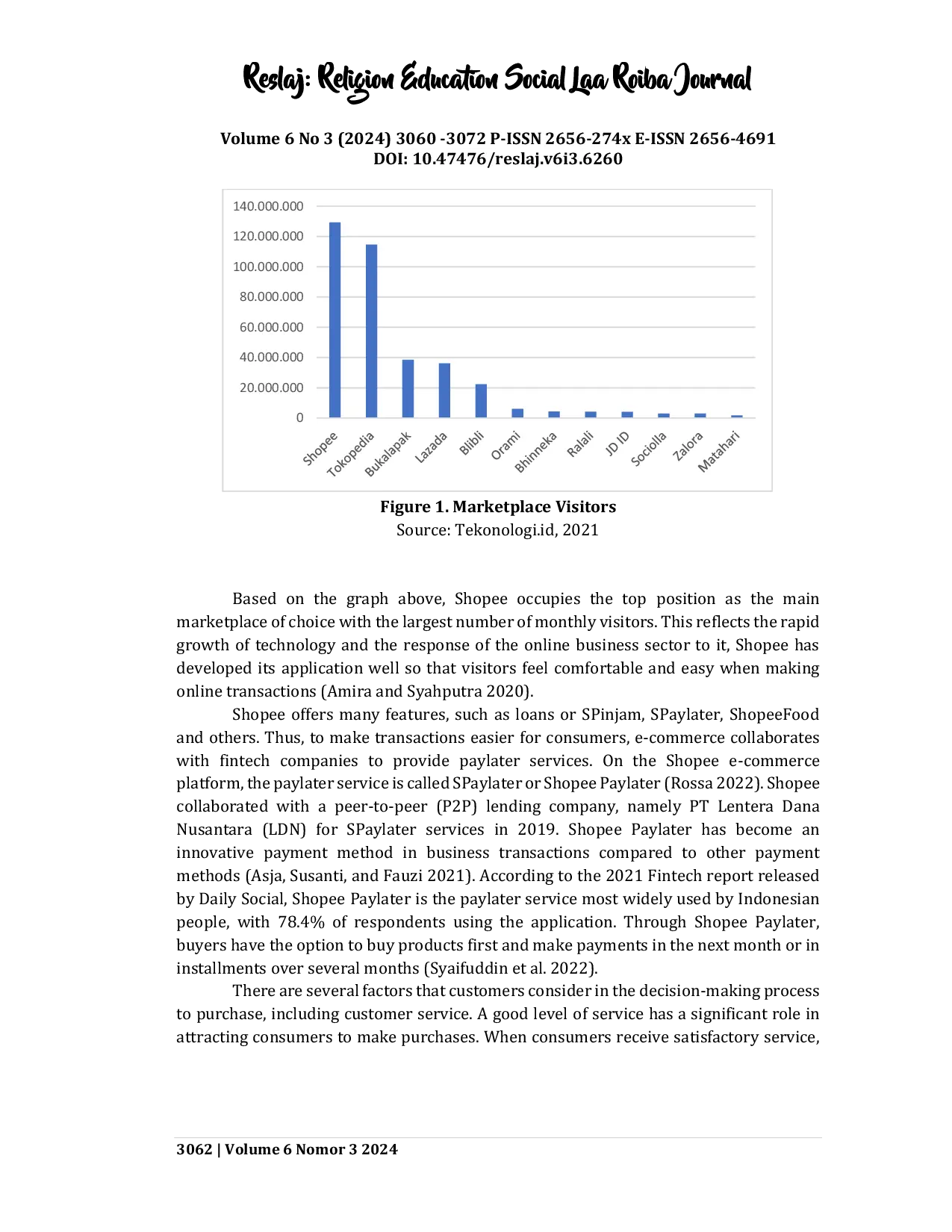 JURIS The Influence Of Service Quality and Lifestyle On Purchase Decisions Using Shopee Paylater In Bandar Lampung