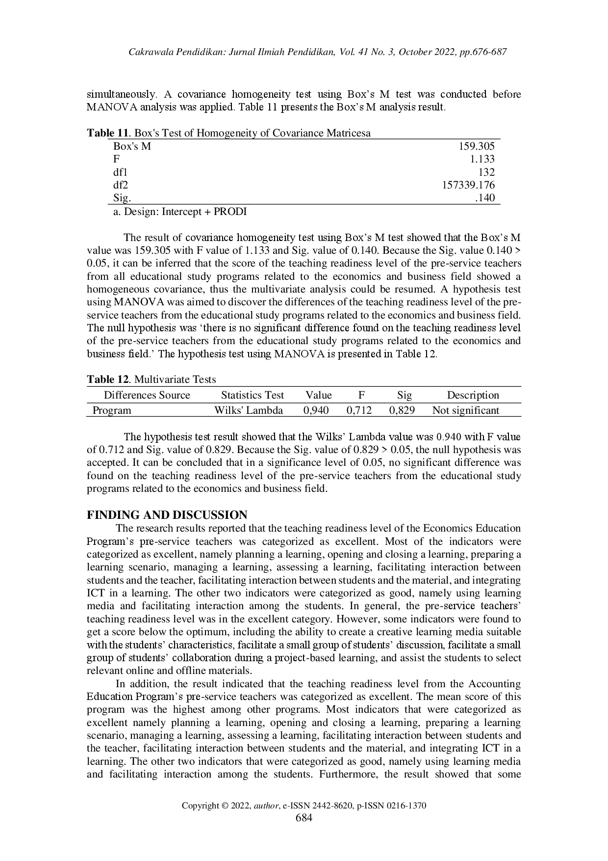 juris The teaching readiness of pre service teachers from the economics and business education programs