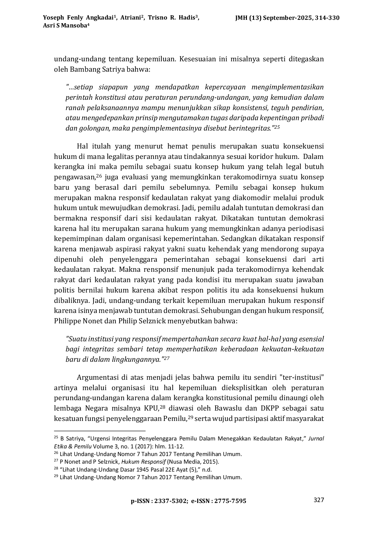 JURIS Kompromi Umur Dan Relevansinya Dengan Kontrak Kekuasaan Dalam Pemilihan Umum Age Compromise and Its Relevance to Power Contracts in General Elections