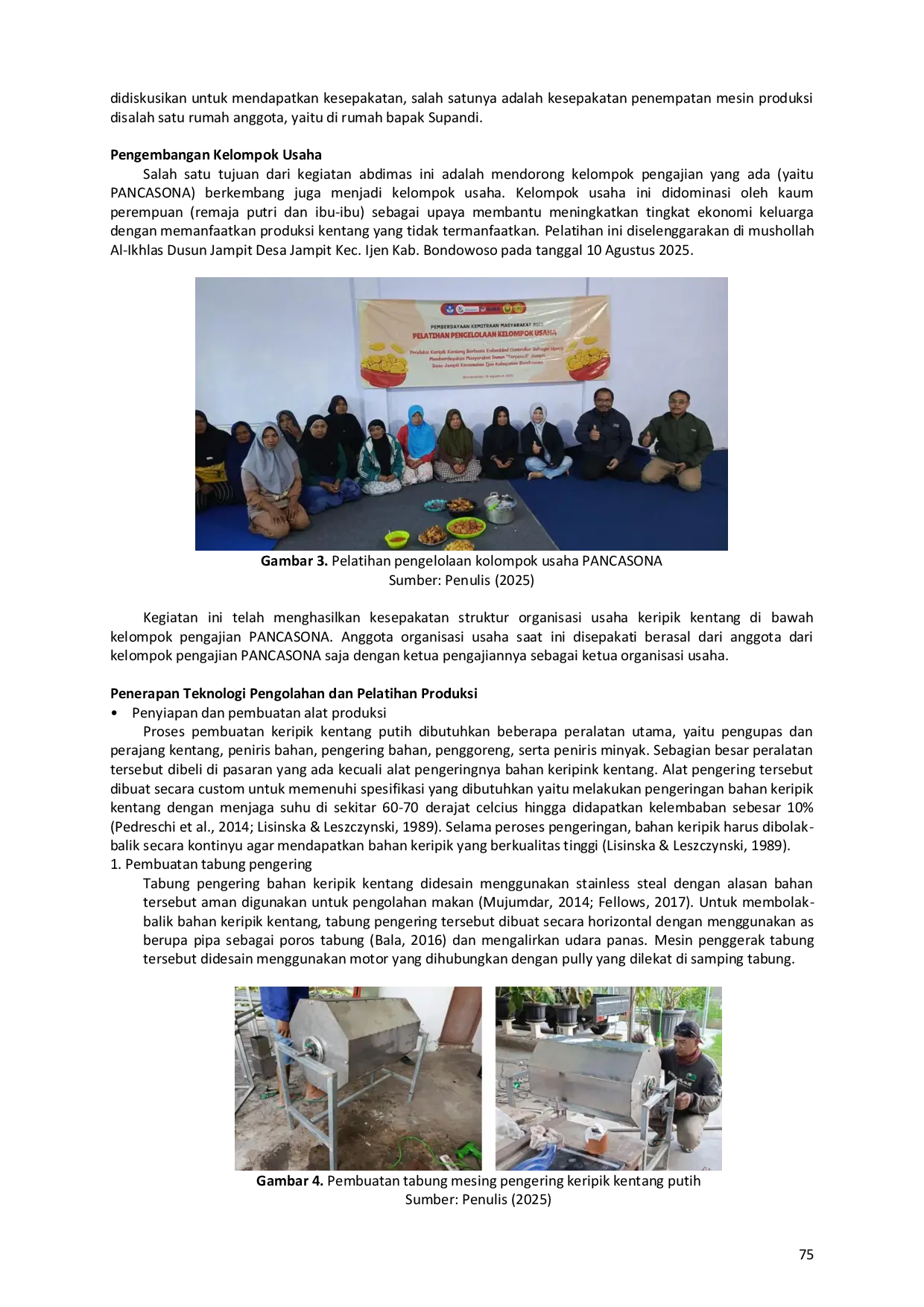 JURIS Pemanfaatan Pemanas Berbasis Embedded Controller Sebagai Upaya Pemberdayaan Petani Kentang di Dusun Jampit Desa Jampit Kecamatan Ijen Kabupaten Bondowoso