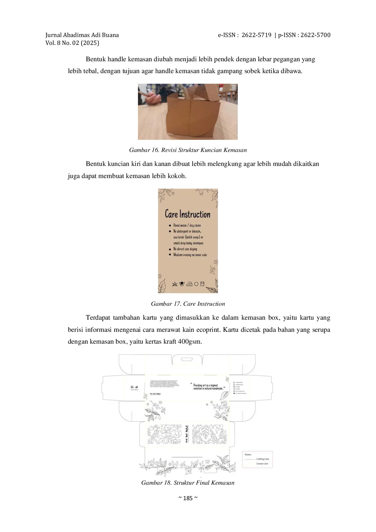 JURIS Penerapan Konsep Eco Friendly Pada Kemasan Kain Ecoprint Zee Collection