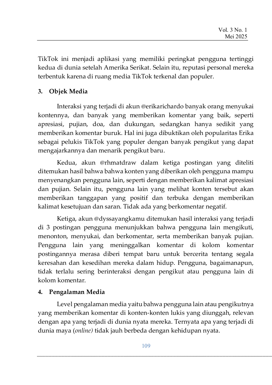 JURIS Konten Seni Lukis dalam TikTok sebagai Ekspresi Budaya Populer Remaja Urban