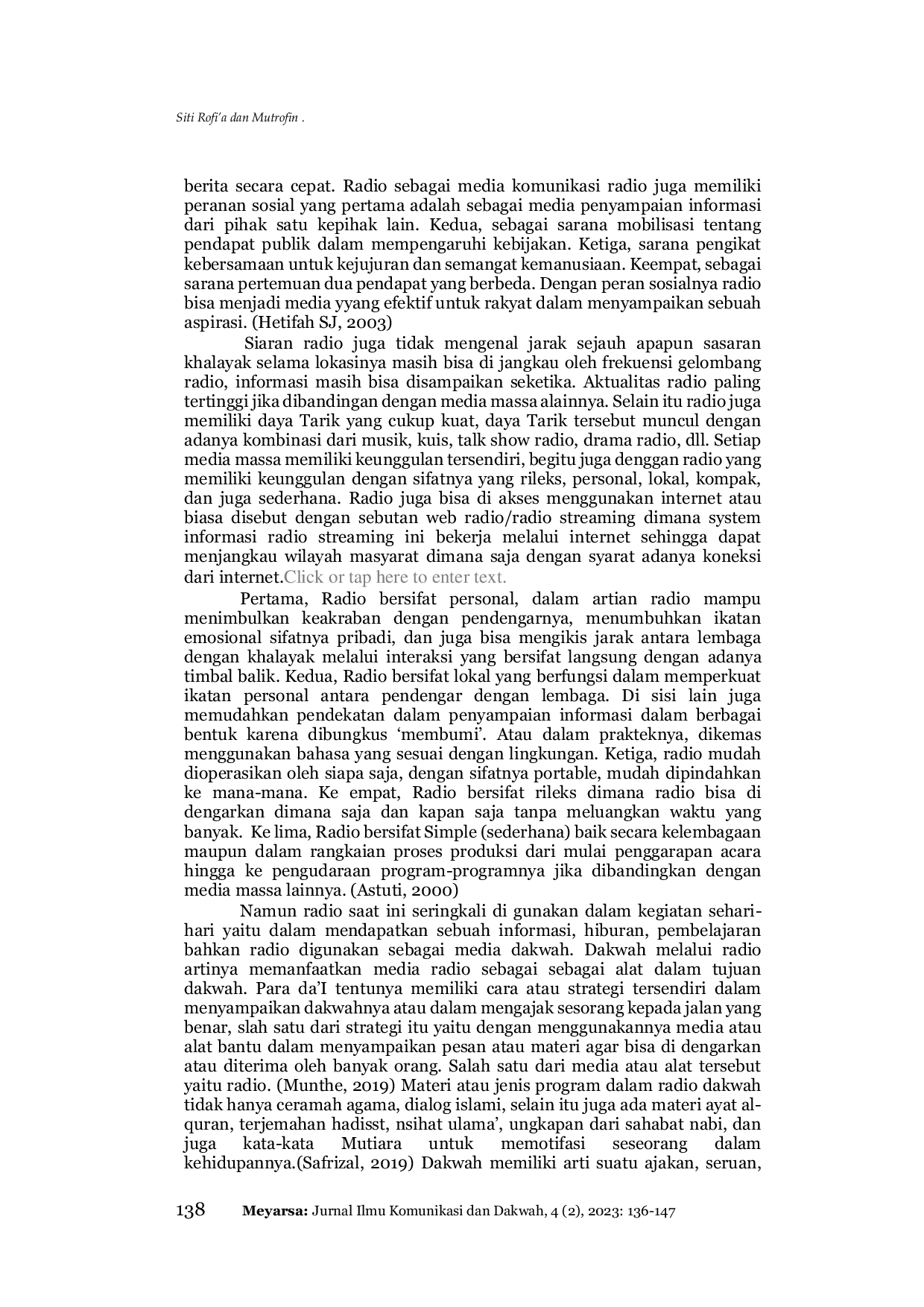 JURIS Efektifitas Media Konvensional Dalam Aktivitas Dakwah