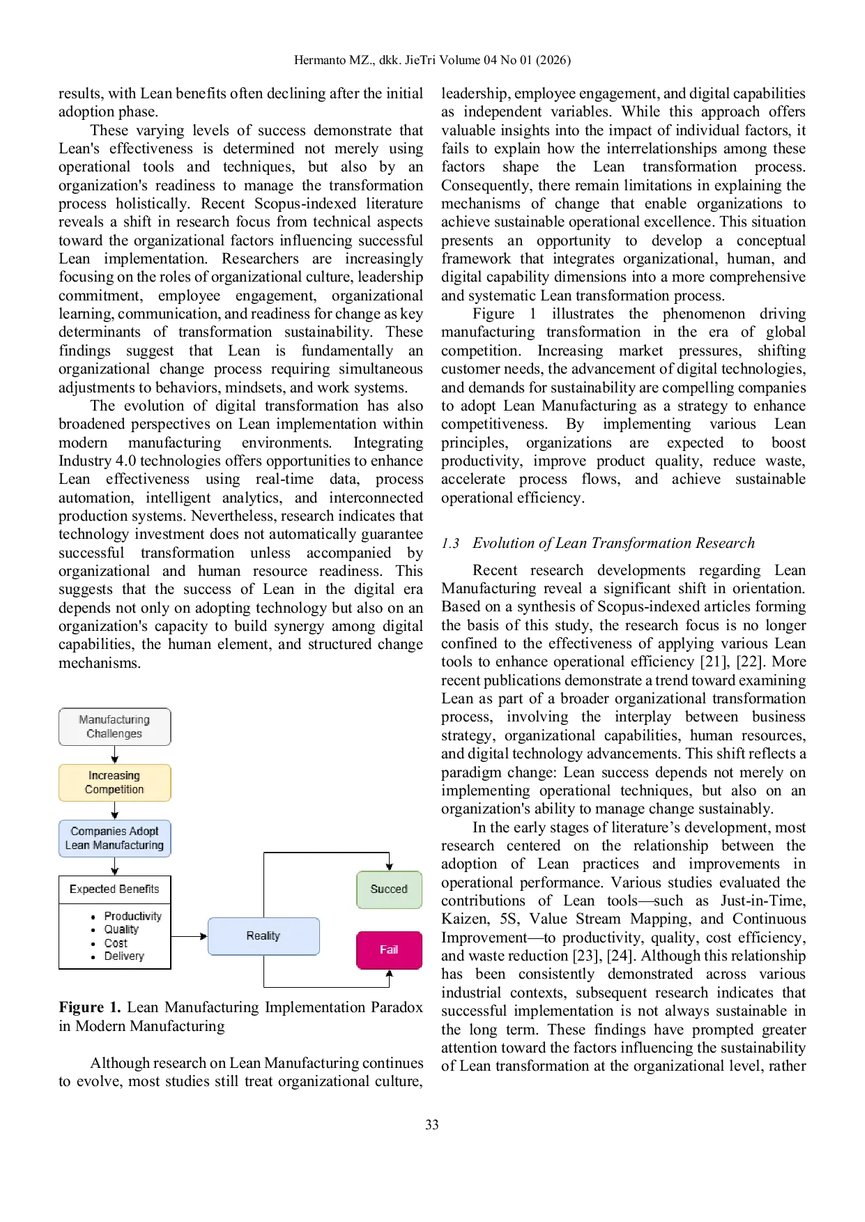 JURIS Human Centered Lean Transformation Integrating Organizational Culture Digital Capability and Sustainable Performance