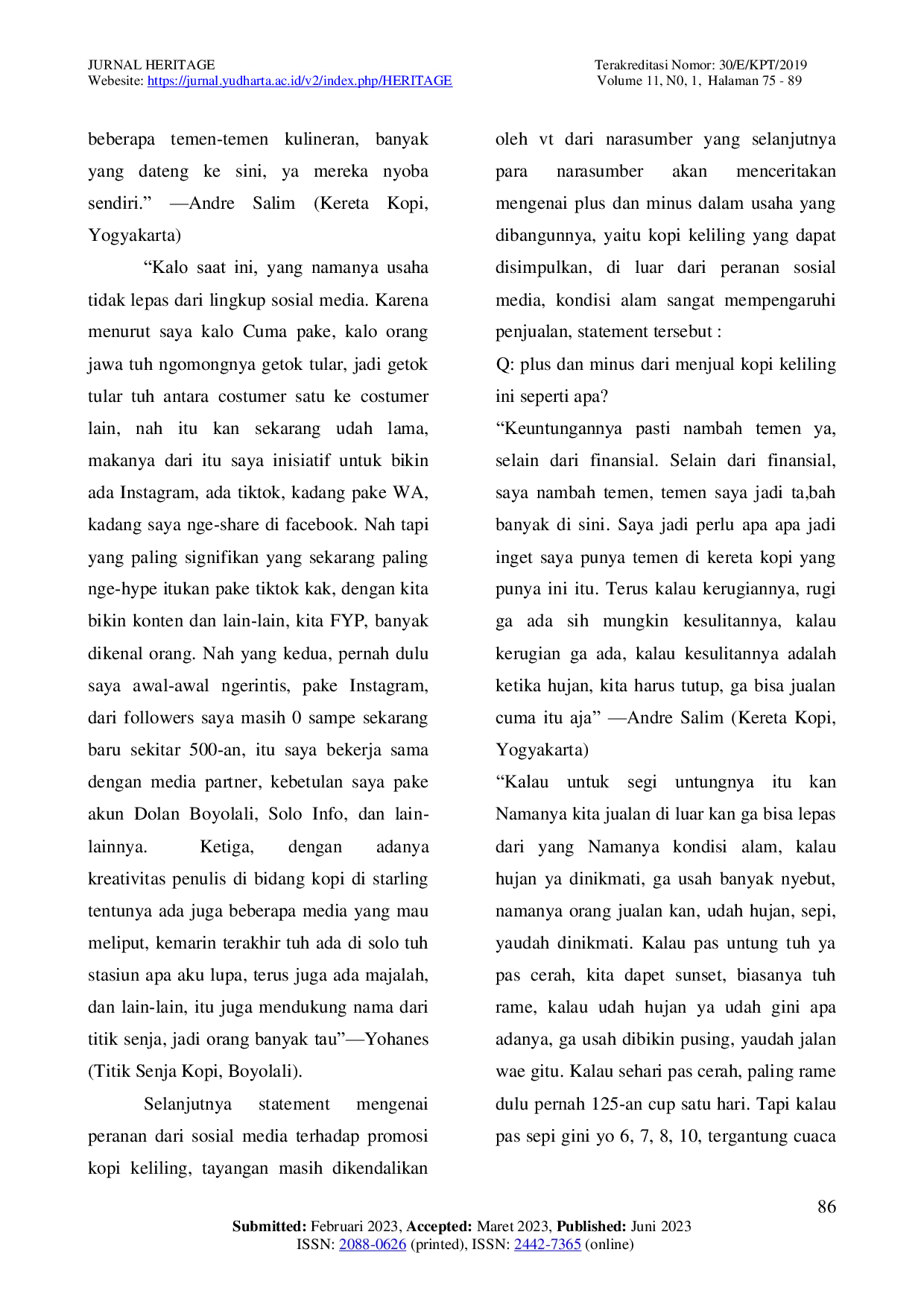 JURIS Penerapan Alur Campuran Dalam Penulisan Naskah Feature Televisi Interaksi Ay Edisi Kopi Keliling Ay