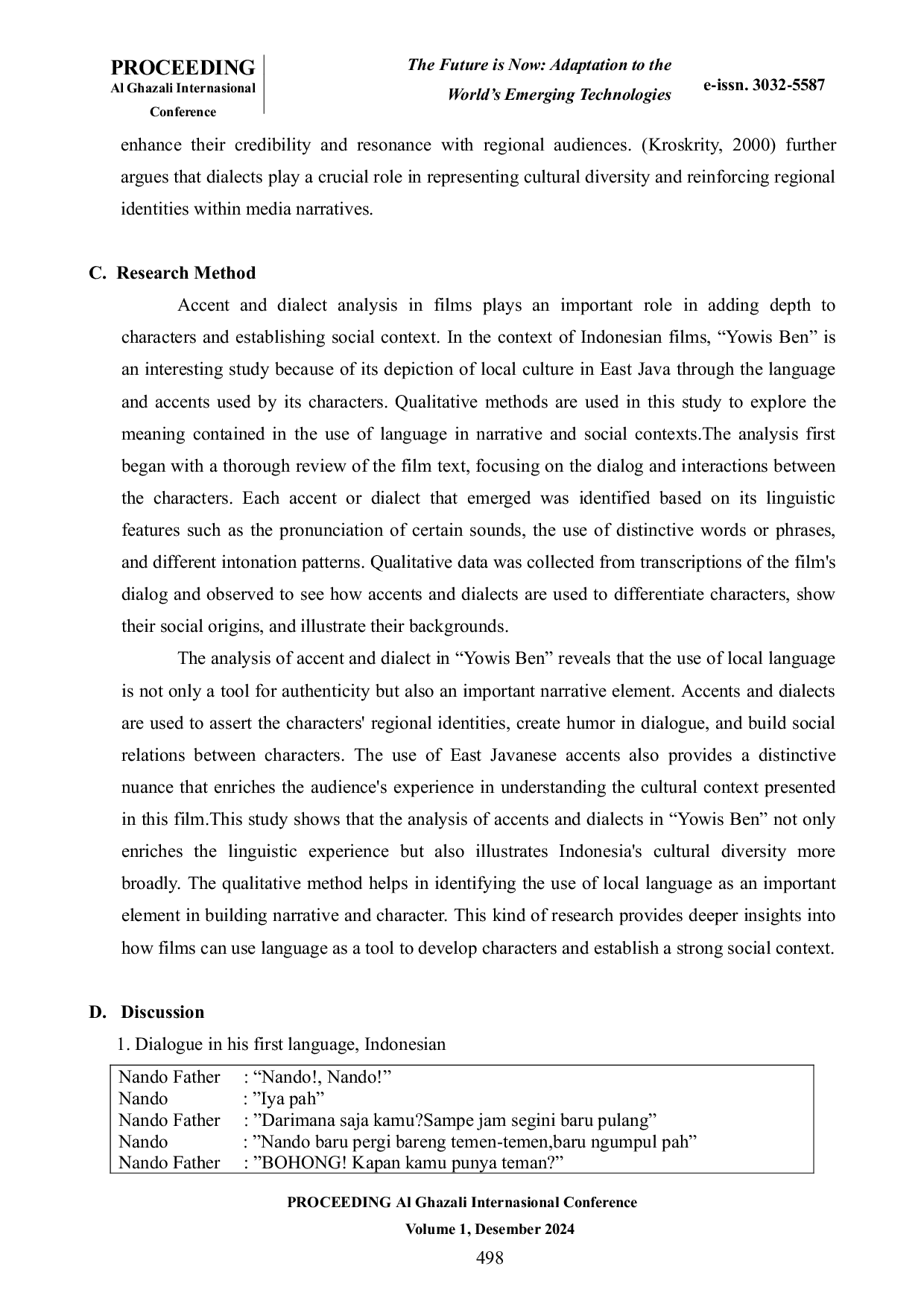 JURIS ANALISIS AKSEN DAN DIALEK DALAM FILM YOWIS BEN