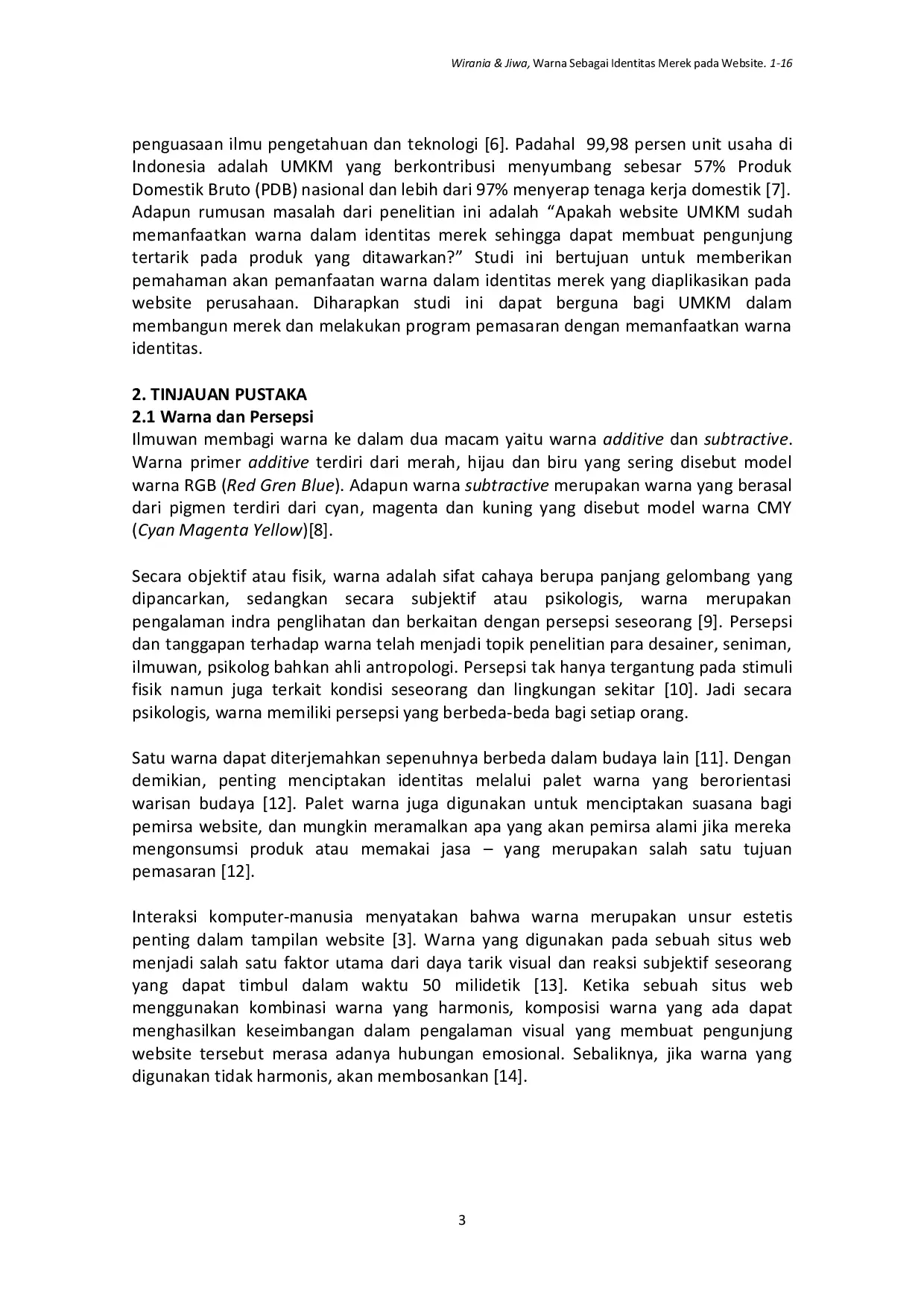 JURIS Warna sebagai Identitas Merek pada Website