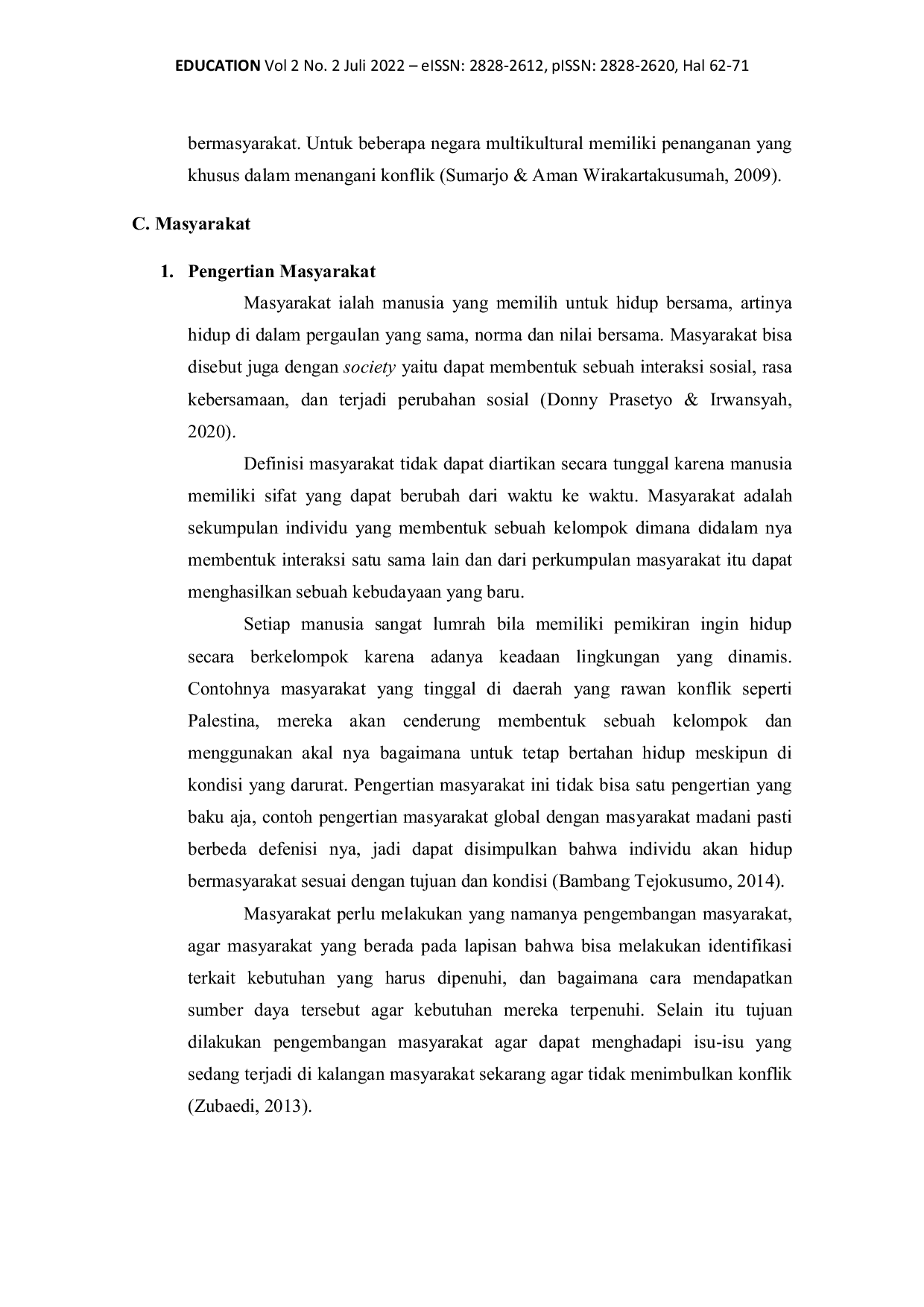 JURIS Perdamaian dalam Masyarakat Global