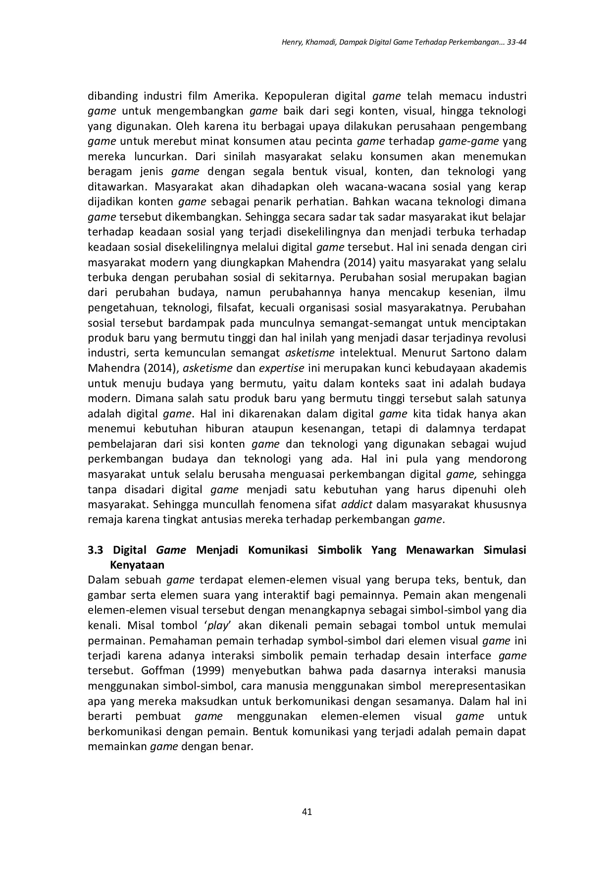 JURIS Dampak Digital Game Terhadap Perkembangan Sosial Budaya Masyarakat