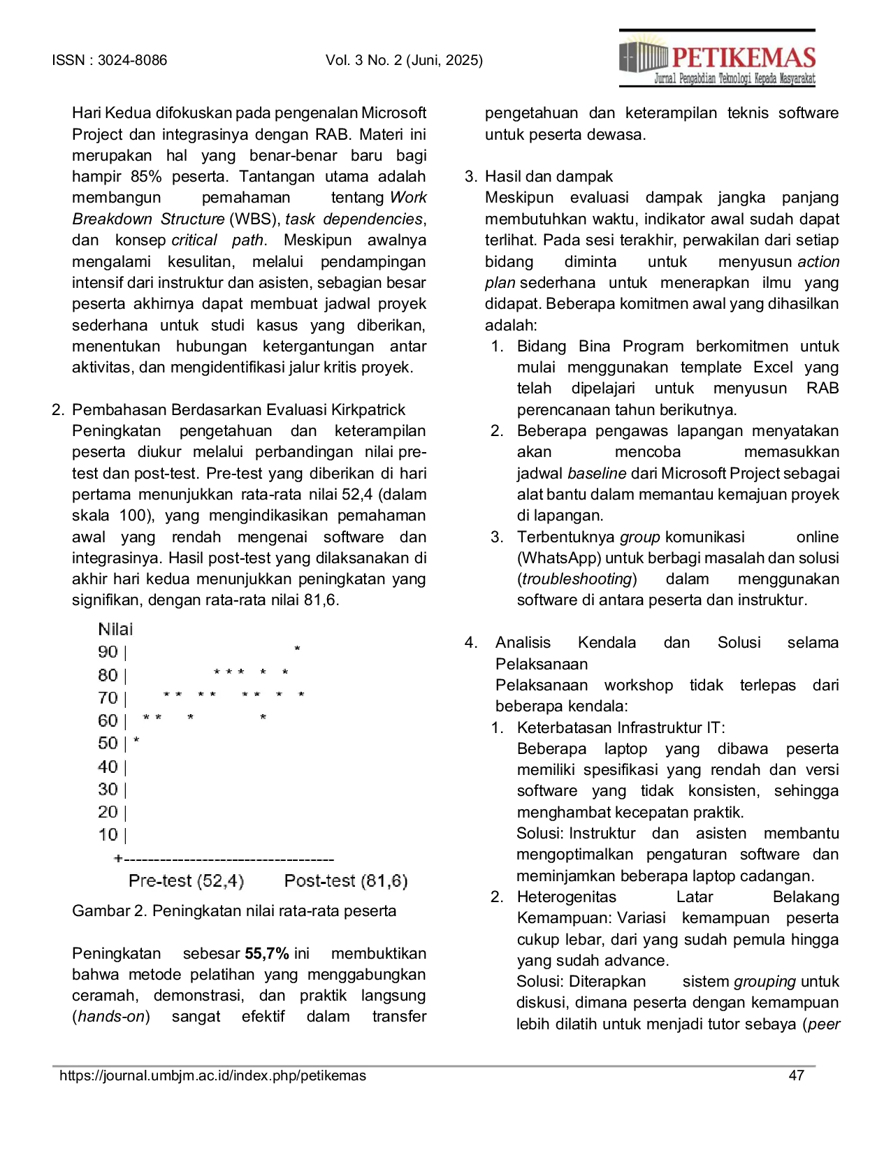 JURIS Workshop Penggunaan Software Rab Dan Time Schedule Untuk Optimalisasi Perencanaan Dan Pengawasan Proyek Infrastruktur Di Dinas Pu Kabupaten Tanah Bumbu