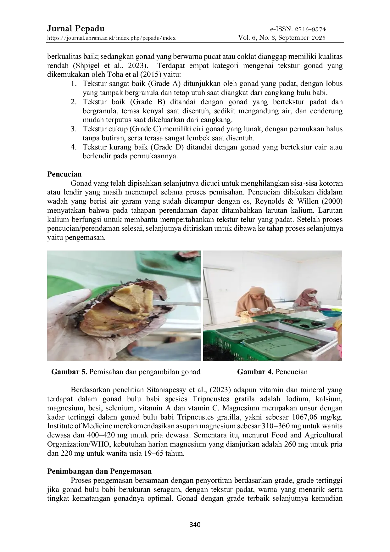 JURIS BIMBINGAN TEKNIS PENANGANAN PASCA PANEN BULU BABI DI KOPERASI PRIMA NUSANTARA