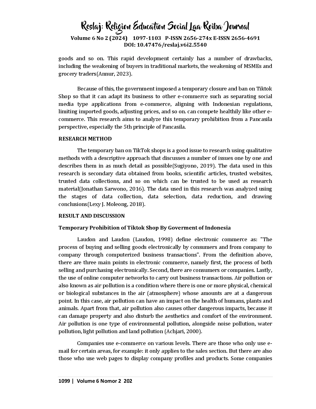 juris Temporary Prohibition of Tiktok Shops from a Pancasila Perspective