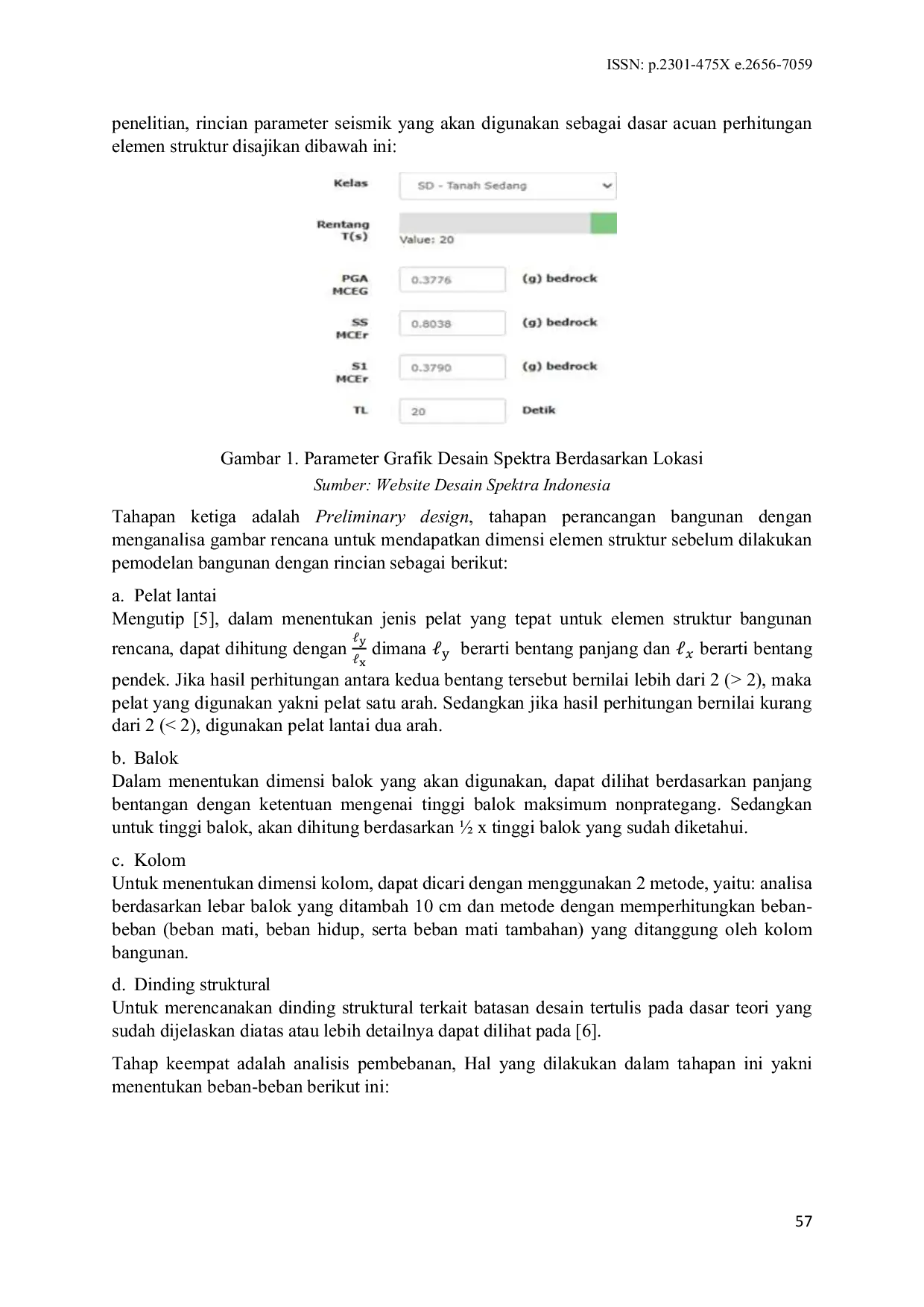 JURIS Perencanaan Gedung Perkuliahan Bertingkat Menggunakan Beton Bertulang Berdasarkan Sni 2019 Di Kabupaten Bekasi