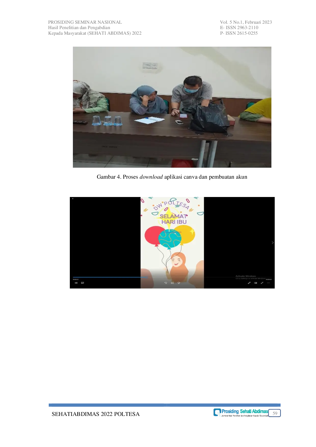 JURIS Kreativitas Ibu Ibu Dharma Wanita Poltesa untuk Padupadan Foto Video Tulisan pada Pembuatan Konten Digital Marketing