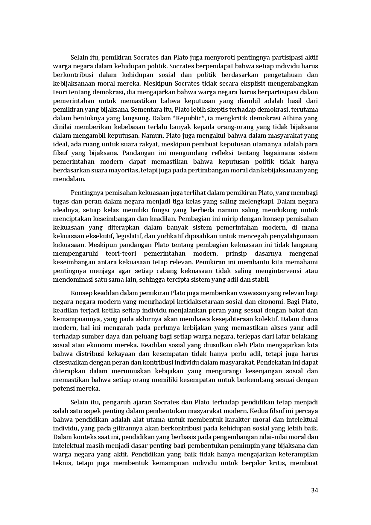 juris Kajian Komprehensif Tujuan Negara Berdasarkan Pemikiran Socrates dan Plato