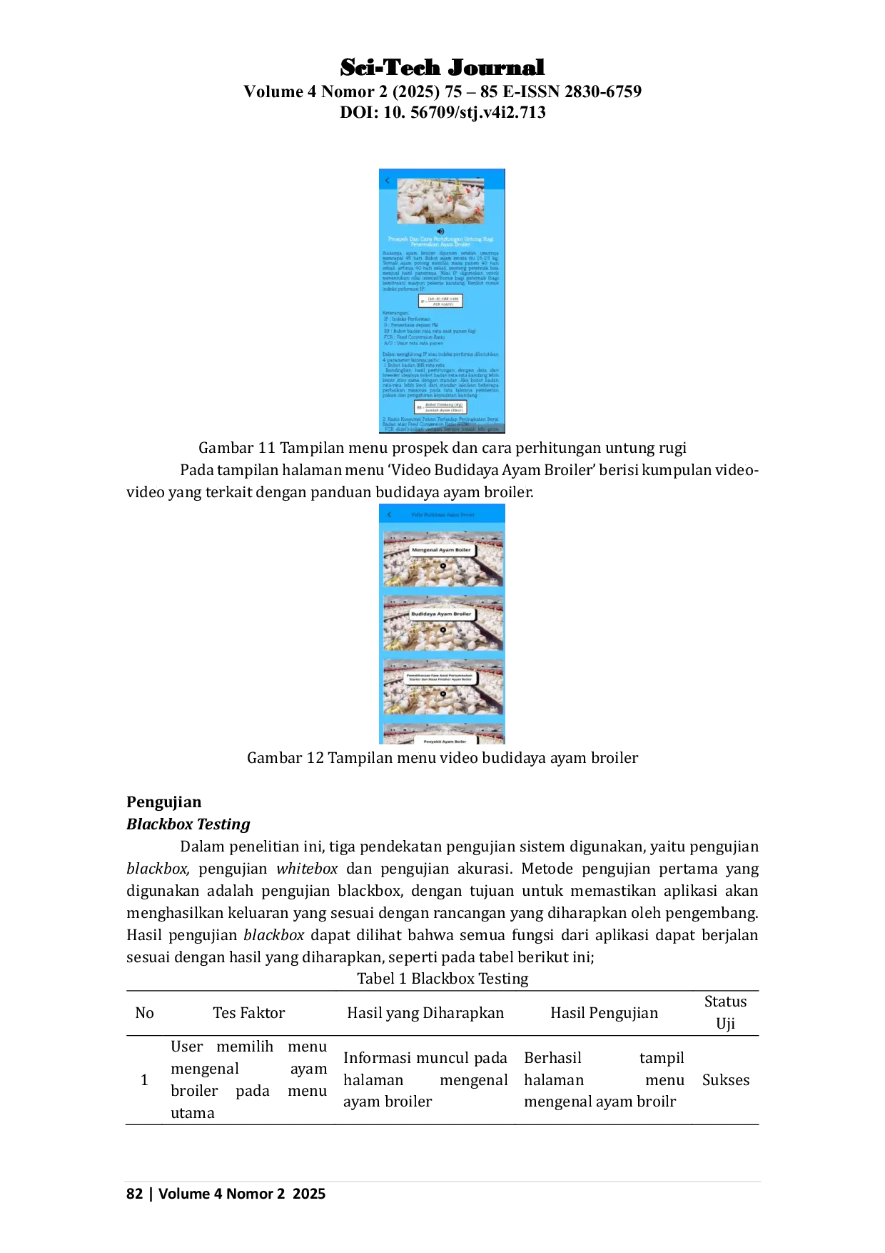 JURIS Aplikasi Panduan Budidaya Ayam Broiler Berbasis Android