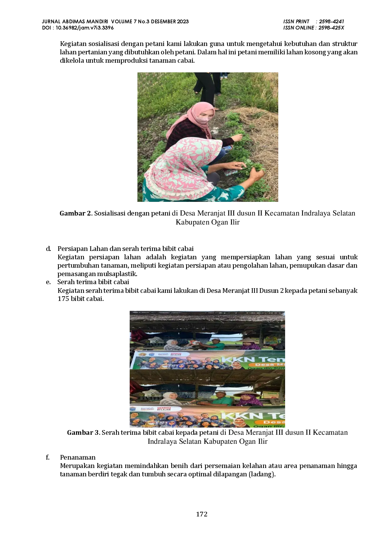 juris Collaborative Governance Dalam Program Pengembangan Tanaman Cabai Untuk Petani Di Desa Meranjat III Kecamatan Indralaya Selatan Kabupaten Ogan Ilir