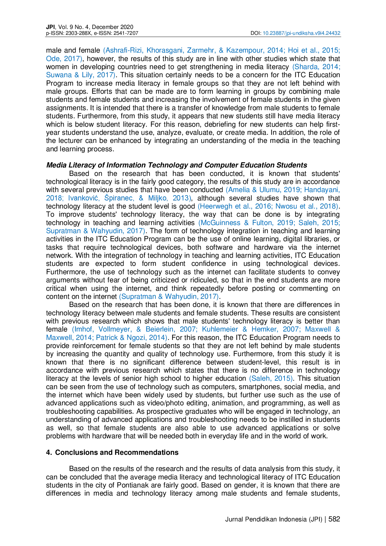 juris 21st Century Literacy Skill of Information Technology and Computer Education Students