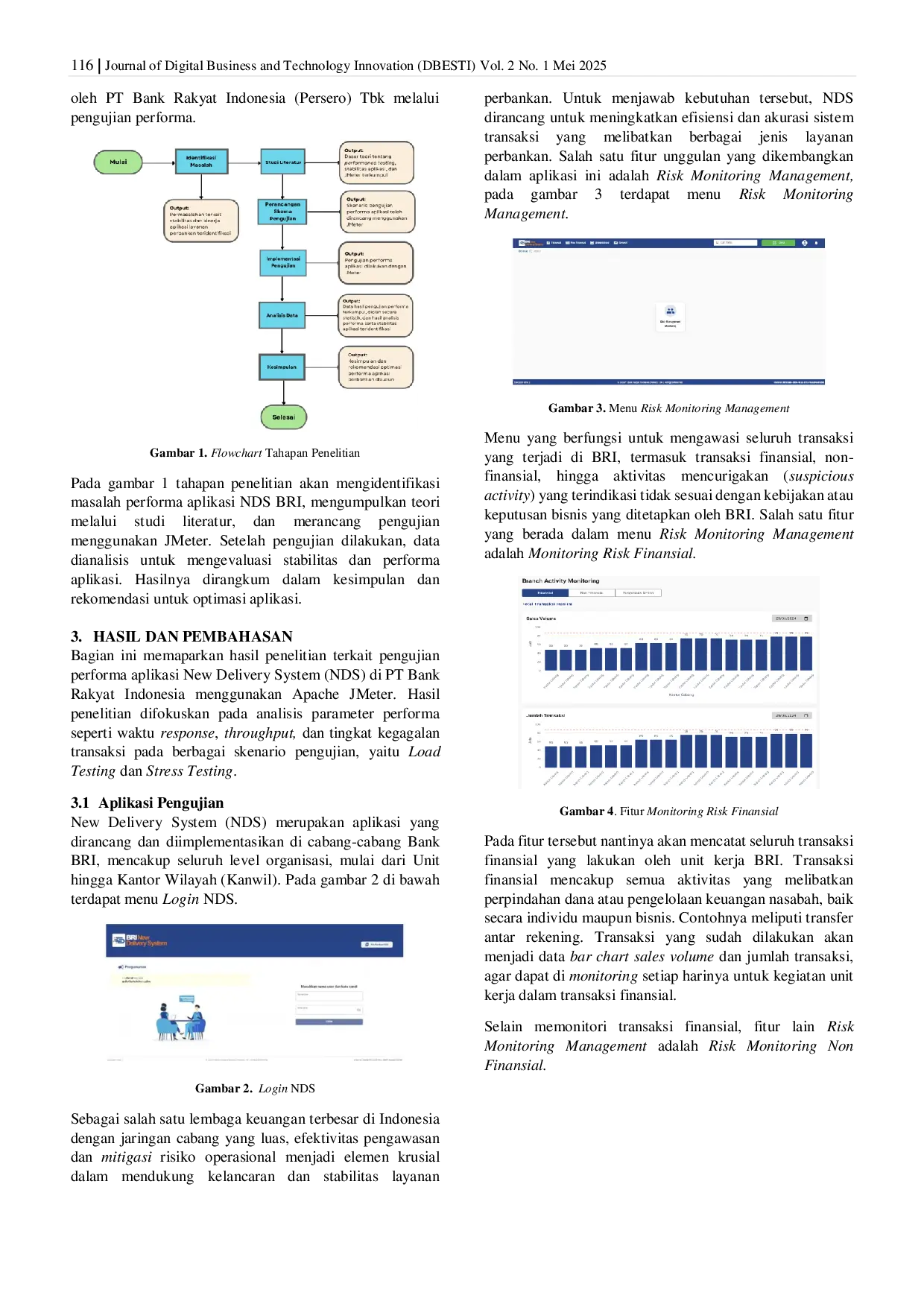 JURIS Evaluasi Pengujian Kinerja Menggunakan JMeter untuk Menunjang Stabilitas Aplikasi Layanan Perbankan pada PT Bank Rakyat Indonesia Tbk