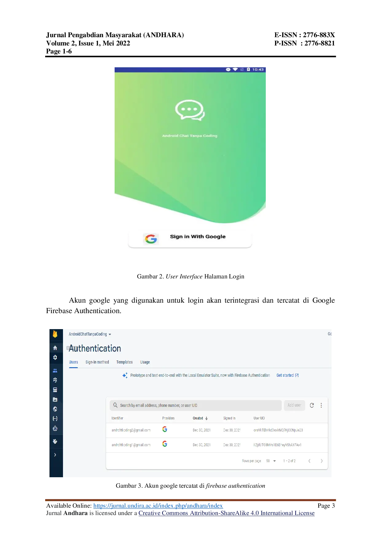 JURIS Android Chat Application Tanpa Koding Dengan Kodular Secara Online Terbuka Untuk Umum