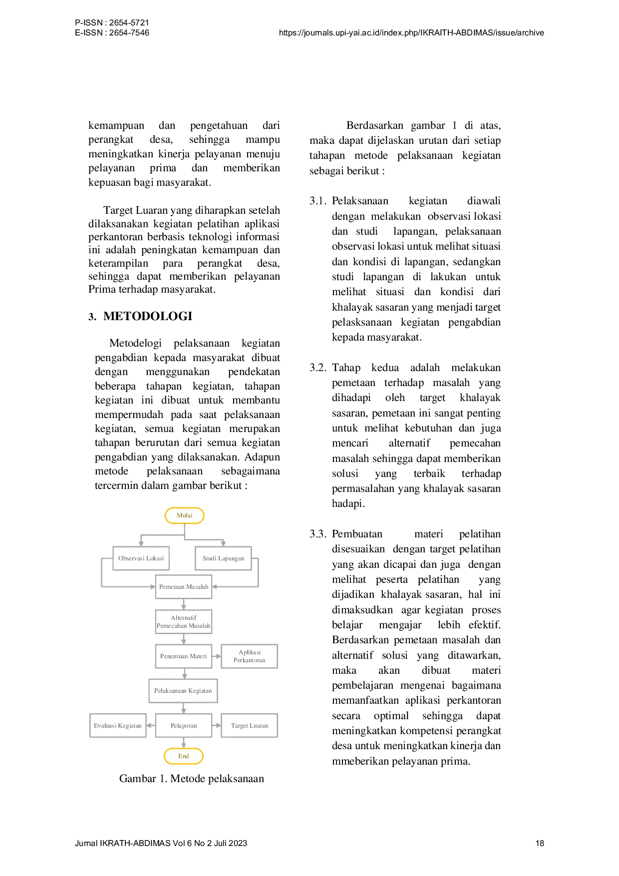 JURIS Pelatihan Aplikasi Perkantoran Bagi Perangkat Desa Dalam Upaya Peningkatan Kinerja Dan Pelayanan Prima