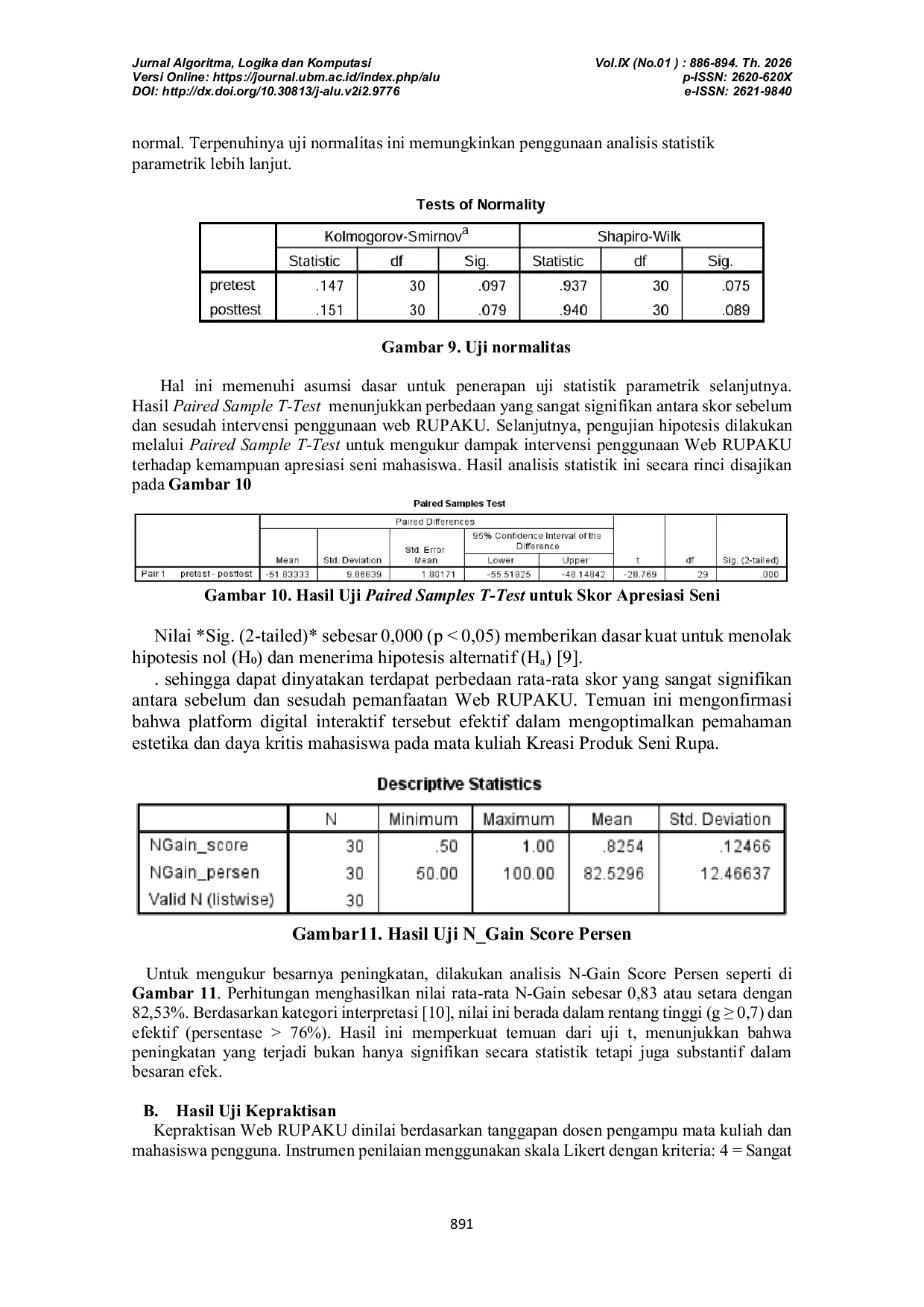 JURIS Pemanfaatan Framework Laravel dalam Pengembangan Web Apresiasi Seni Rupa Mahasiswa