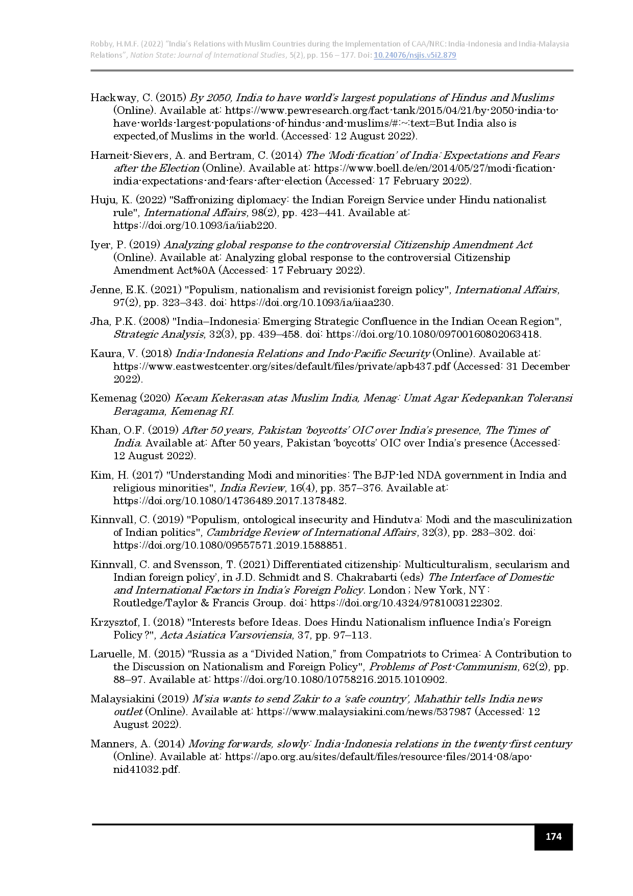 juris India s Relations with Muslim Countries during the Implementation of CAA NRC India Indonesia and India Malaysia Relations