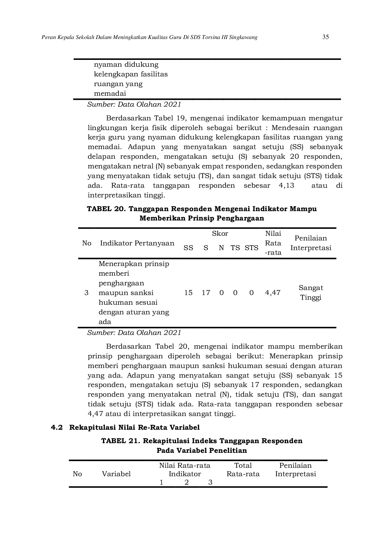 JURIS Peran Kepala Sekolah Dalam Meningkatkan Kualitas Guru Di SDS Torsina III Singkawang