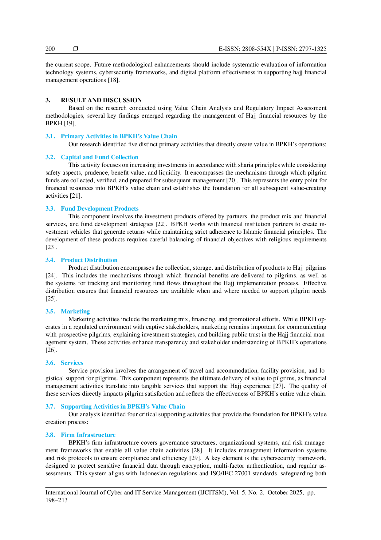 JURIS Enhancing Accountability in Hajj Fund Governance Through Regulatory Impact Analysis and Value Chain Model