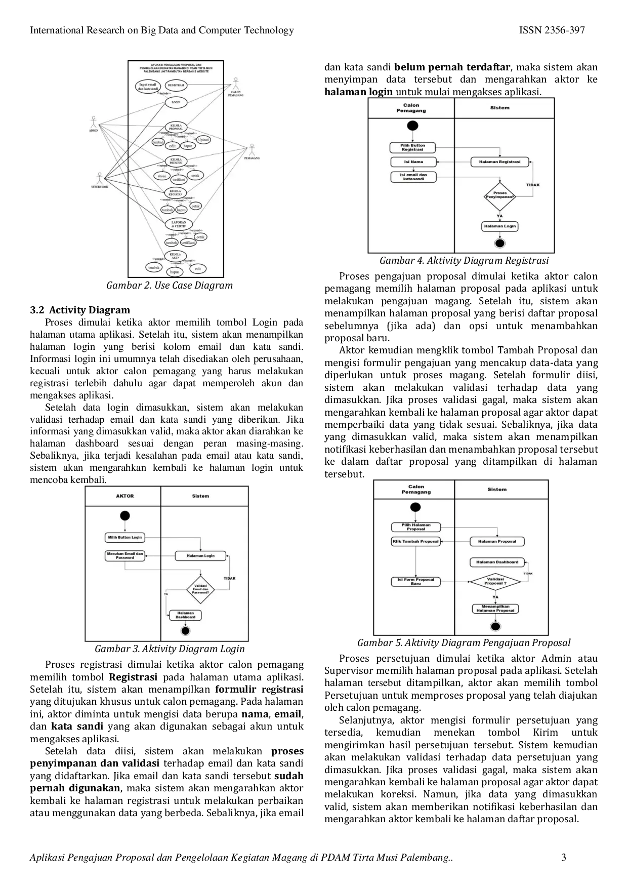 JURIS Aplikasi Pengajuan Proposal dan Pengelolaan Kegiatan Magang di PDAM Tirta Musi Palembang Unit Rambutan berbasis Website