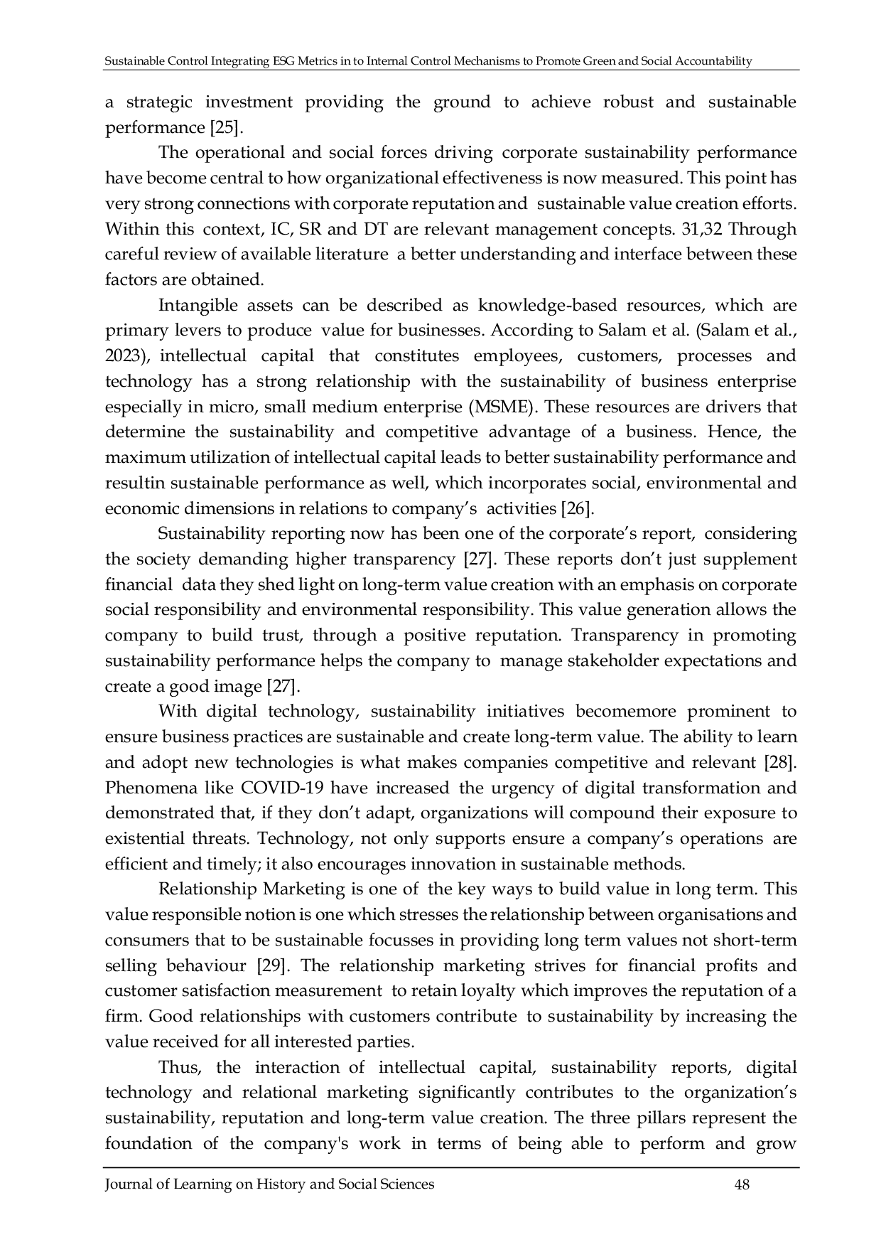 JURIS Sustainable Control Integrating ESG Metrics Into Internal Control Mechanisms To Promote Green And Social Accountability