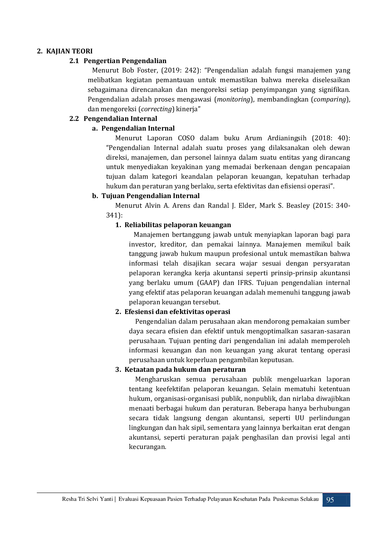 JURIS Evaluasi Kepuasan Pasien Terhadap Pelayanan Kesehatan Pada Puskesmas Selakau