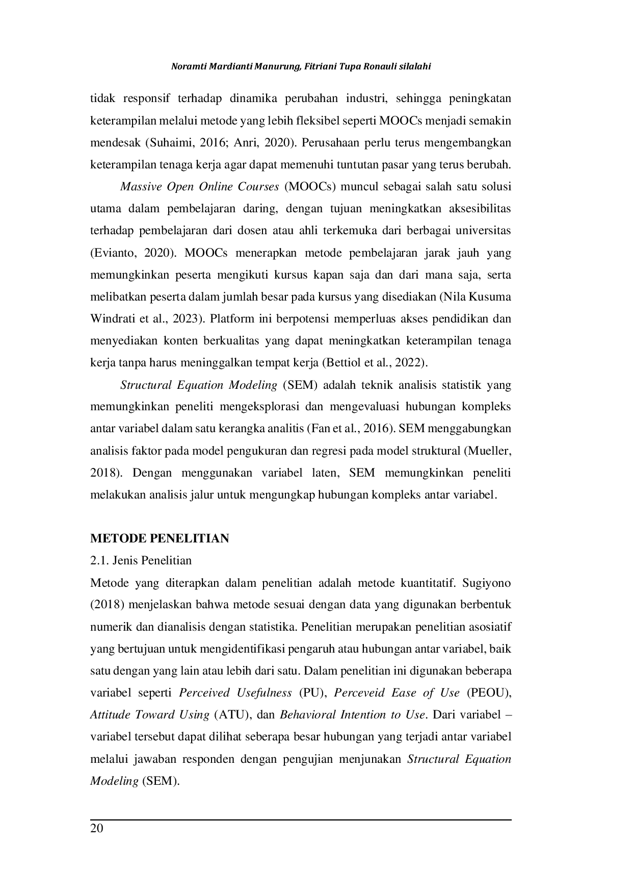 JURIS Pemenuhan Kebutuhan Peningkatan Keterampilan Tenaga Kerja Melalui Massive Open Online Courses Moocs