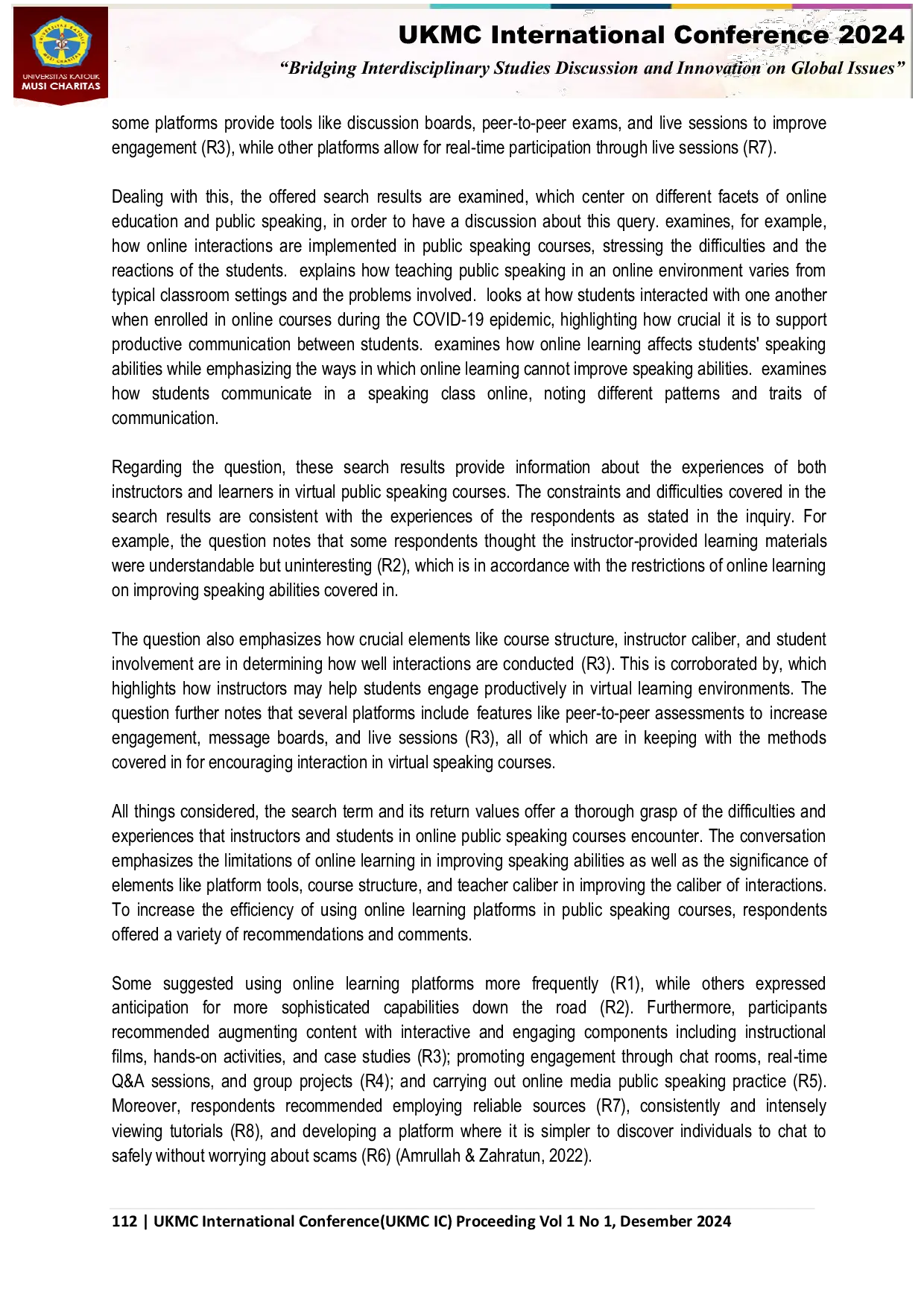 JURIS The Use Of Online Learning Platforms On Student Classroom Engagement In Public Speaking