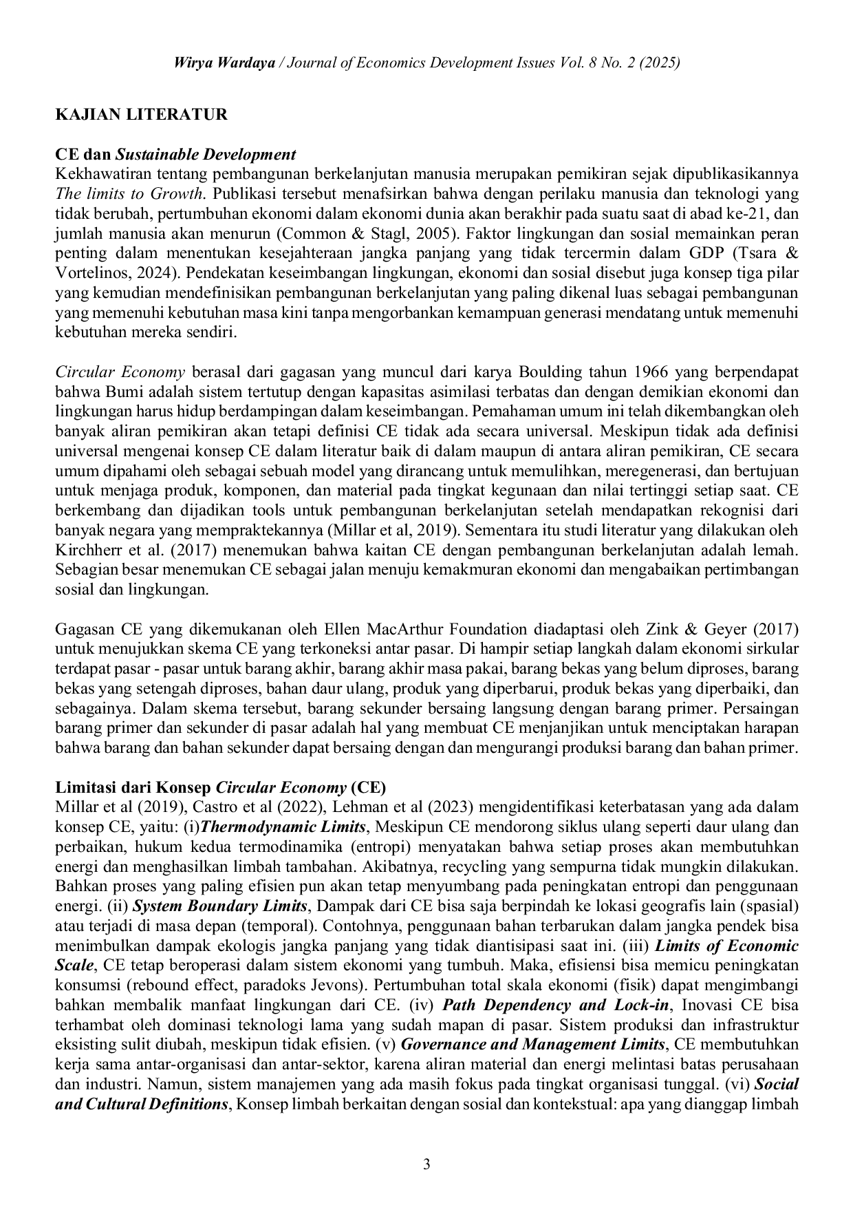 JURIS Rebound Effect pada Circular Economy CER Narrative Literature Review