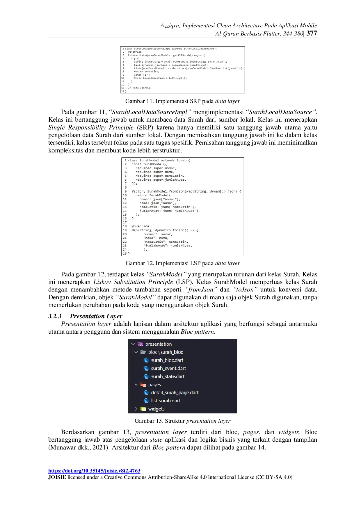JURIS Implementasi Clean Architecture Pada Aplikasi Mobile Al Quran Berbasis Flutter