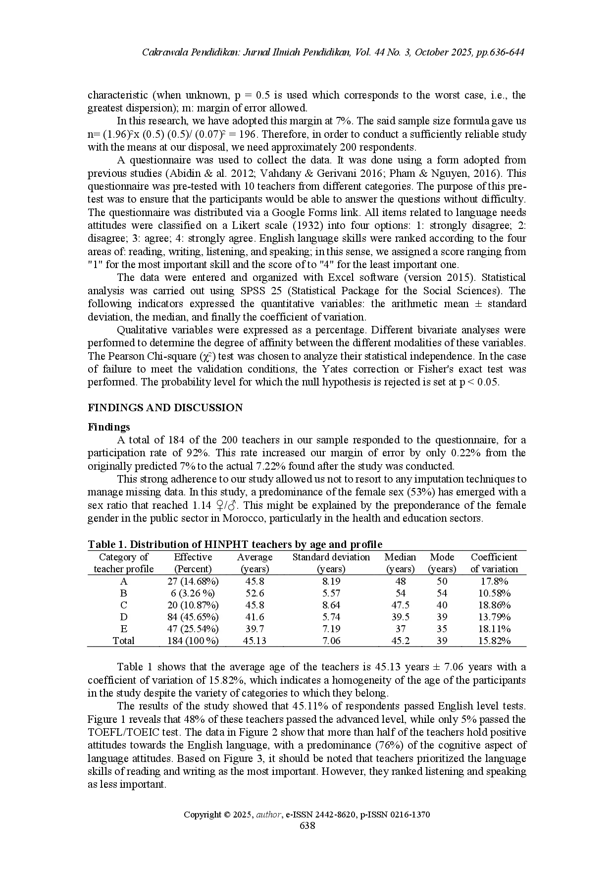 juris Scientific English in nursing sciences and health techniques Attitudes and language needs of teachers in Morocco