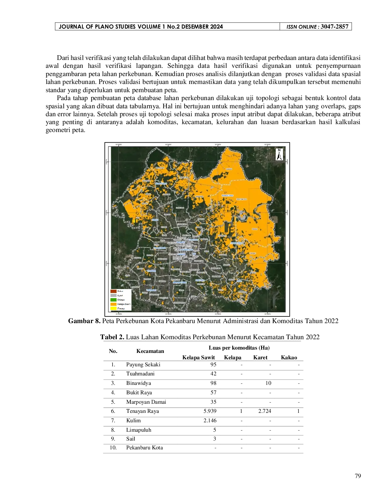 JURIS PEMETAAN PERKEBUNAN KOTA PEKANBARU DALAM MENDUKUNG PEKANBARU SMART CITY MADANI