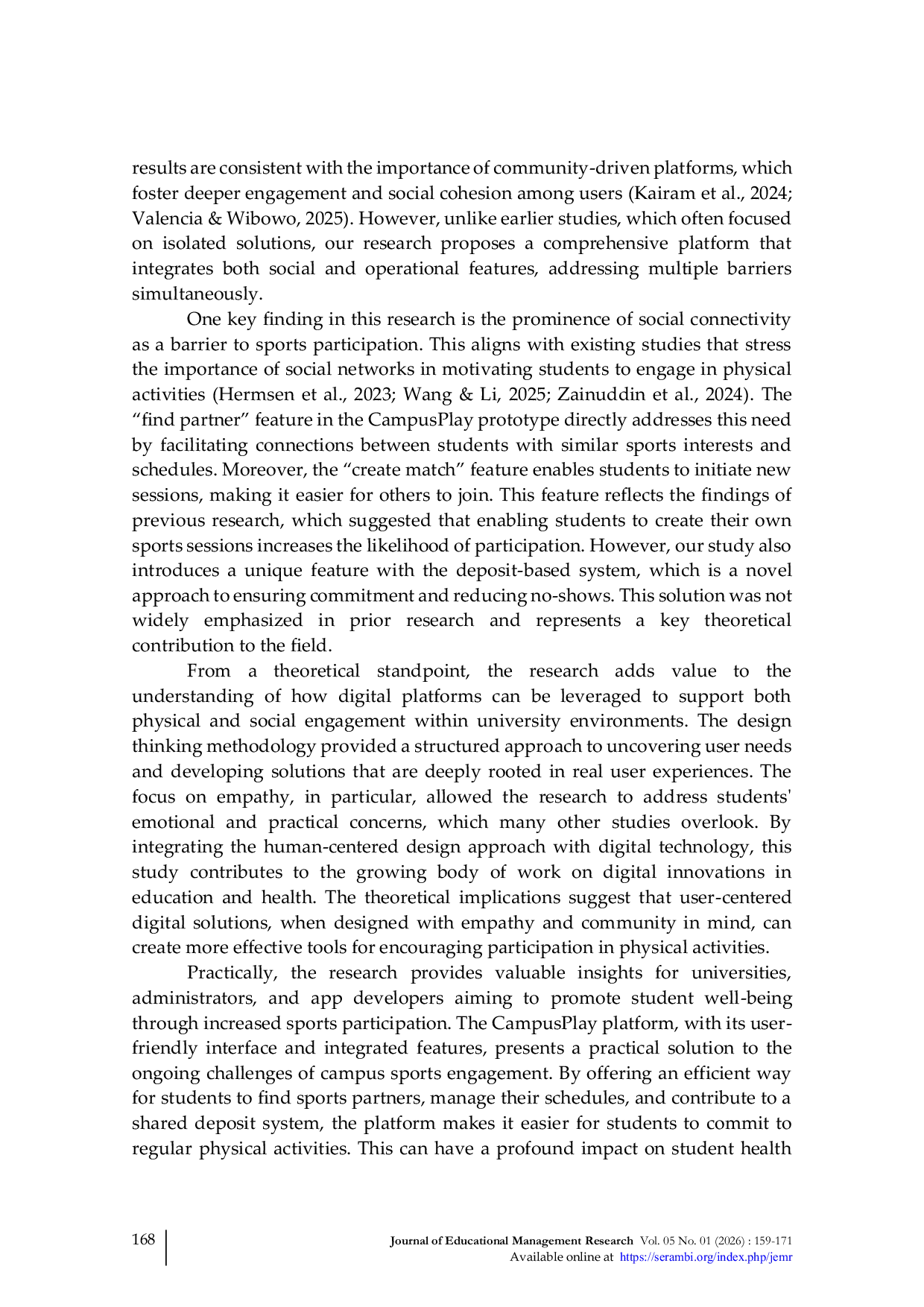 JURIS CampusPlay Leveraging Community Based Digital Innovation to Boost University Students Sports Engagement