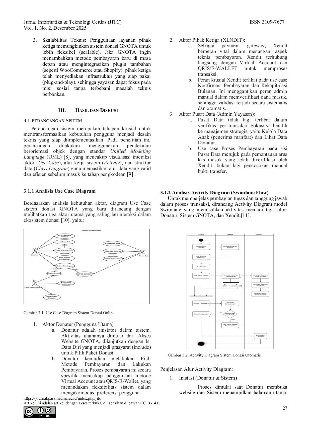 JURIS Analisis Penyederhanaan Verifikasi Pembayaran Donasi di Yayasan GNOTA Berbasis Sistem Otomatis Xendit