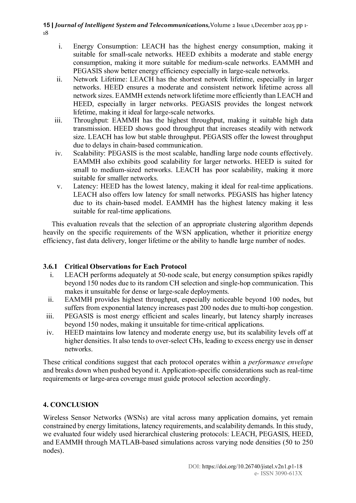 JURIS Simulation Based Performance Evaluation of Hierarchical Routing Protocols for Wireless Sensor Networks