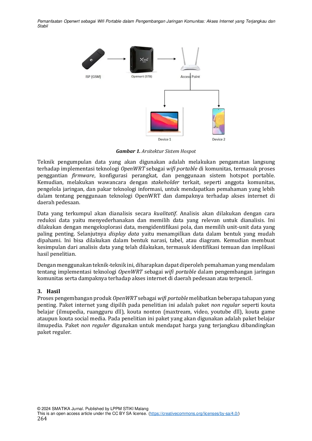 JURIS Pemanfaatan Openwrt Sebagai Wifi Portable Dalam Pengembangan Jaringan Komunitas Akses Internet Yang Terjangkau Dan Stabil