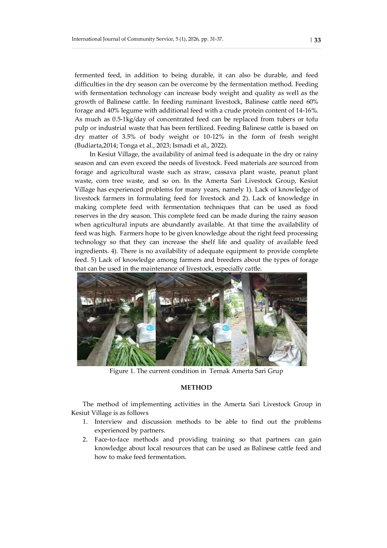 JURIS Utilization of Local Resource Feed For Balinese Cattle