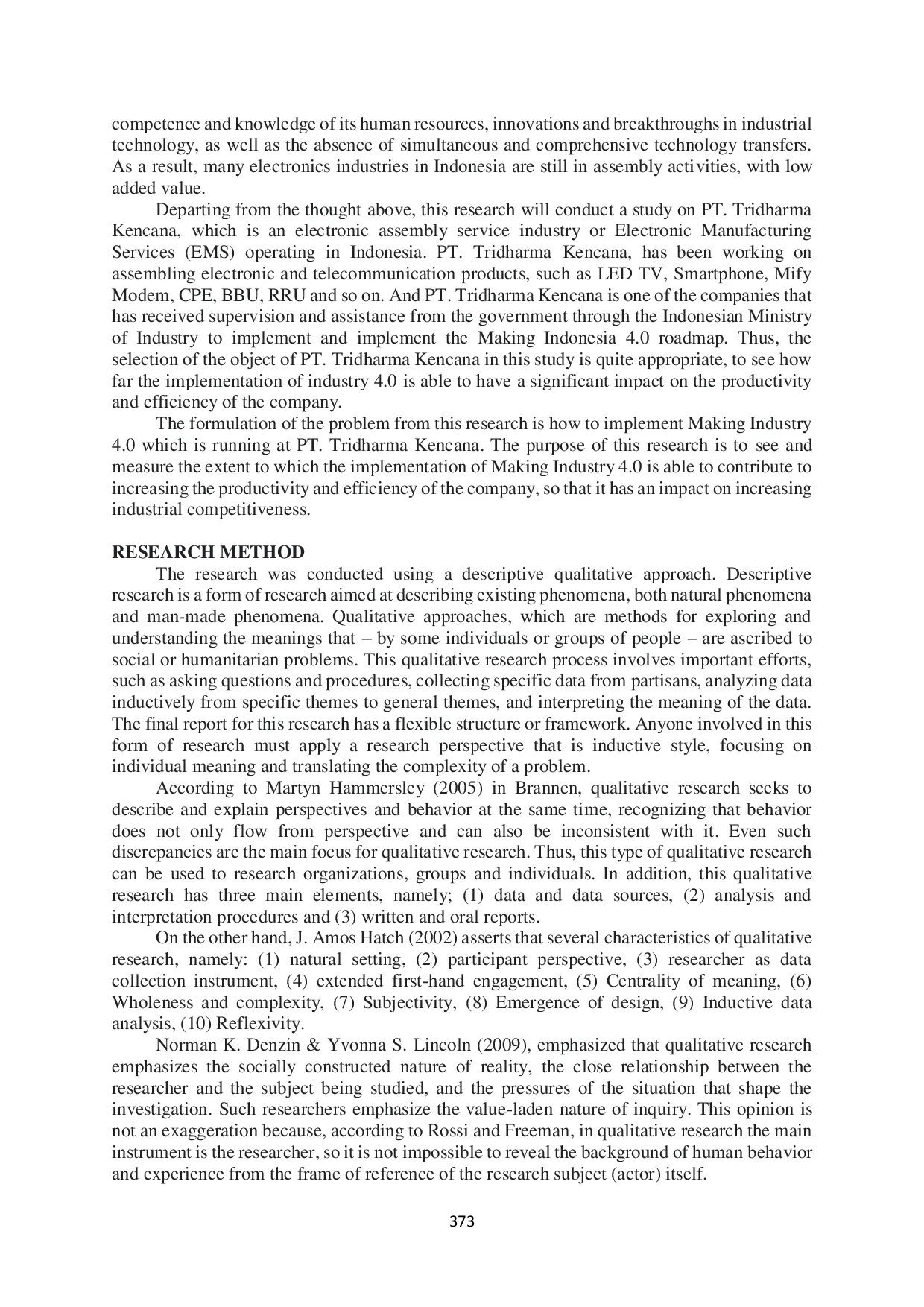 JURIS Implementation Analysis Of The Industrial Revolution 4 0 In The Electronic Industry