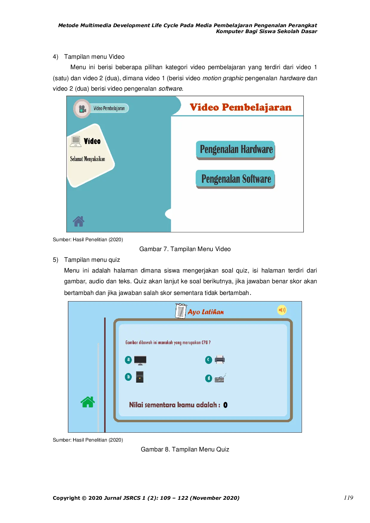 JURIS Metode Multimedia Development Life Cycle Pada Media Pembelajaran Pengenalan Perangkat Komputer Bagi Siswa Sekolah Dasar