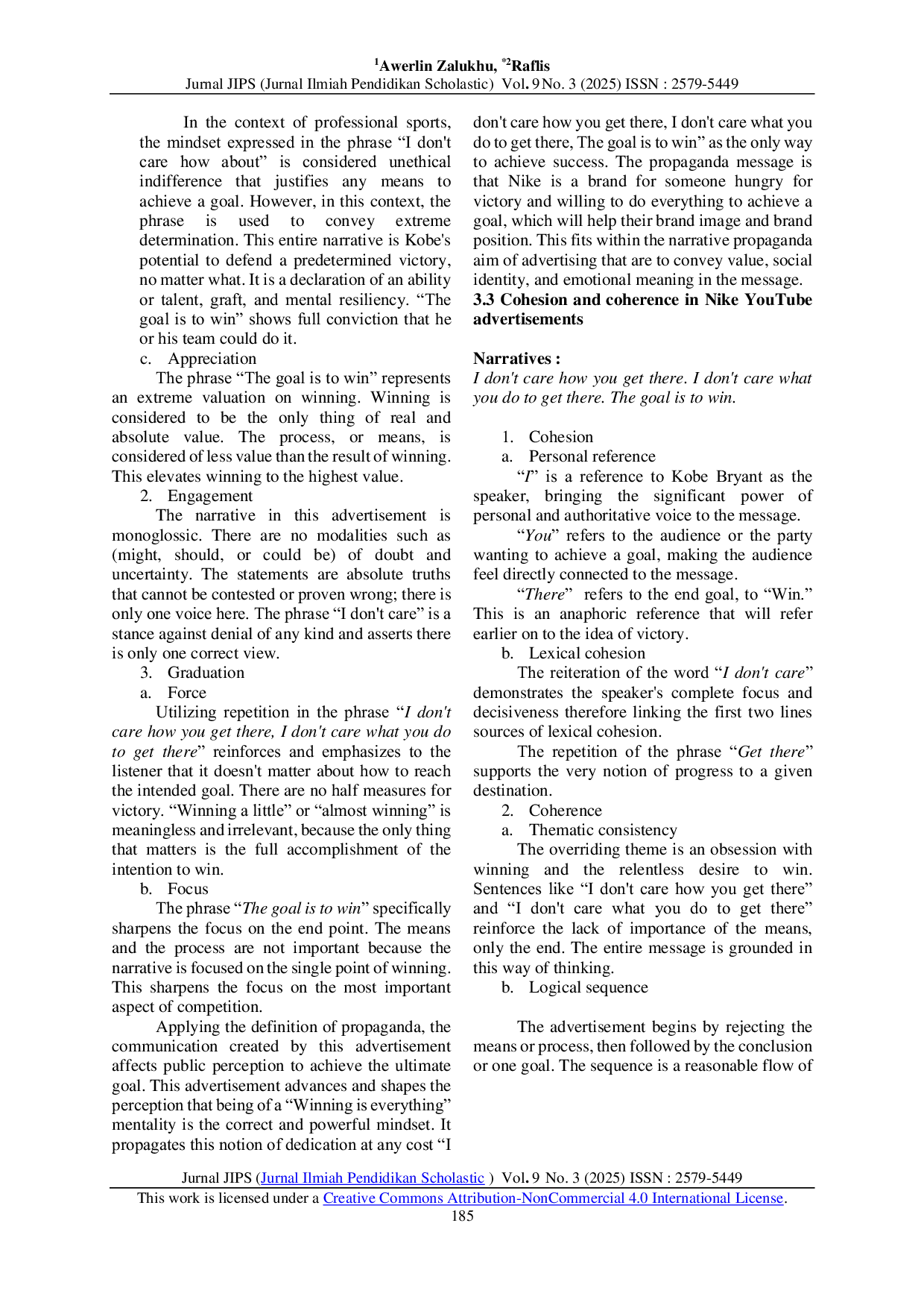 JURIS Narrative Transportation And Propaganda Language On Nike s Youtube Channel A Discourse Analysis